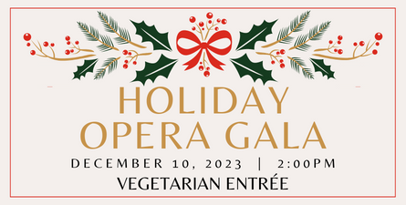 Product Image for December 10th Holiday Opera Gala - Vegetarian Entrée
