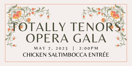 Product Image for May 7th Totally Tenors Opera Gala - Chicken Saltimbocca Entrée